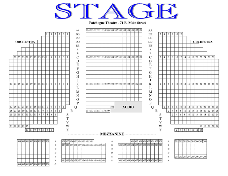 Ridgefield Playhouse Seating Chart